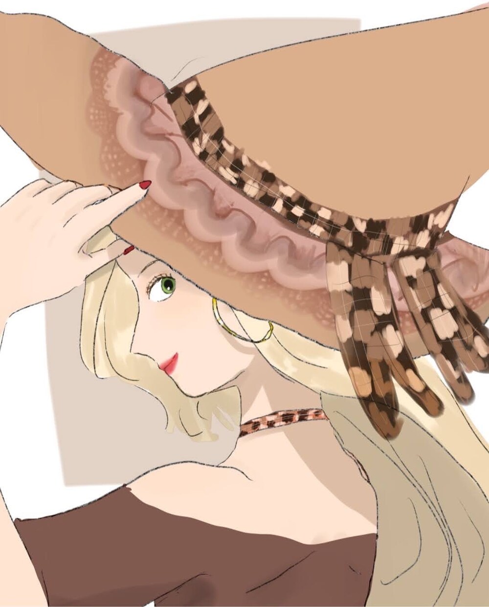 女の子のイラストを描きます デザイン性を重視したものを主に描いています！ イメージ4