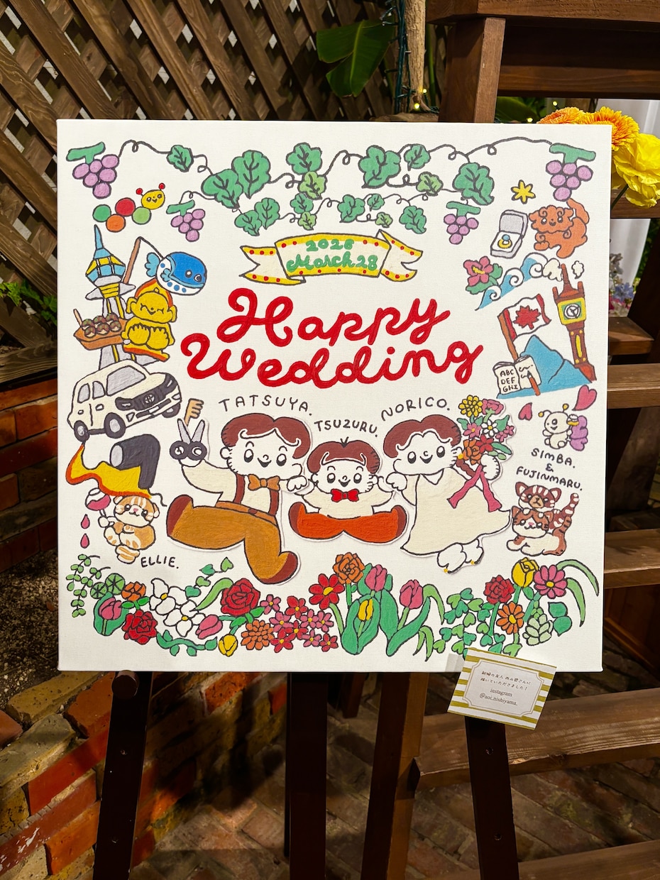大人気！ウェディングイラストを制作します 「PARCO」でも活躍中のイラストレーター。 イメージ1