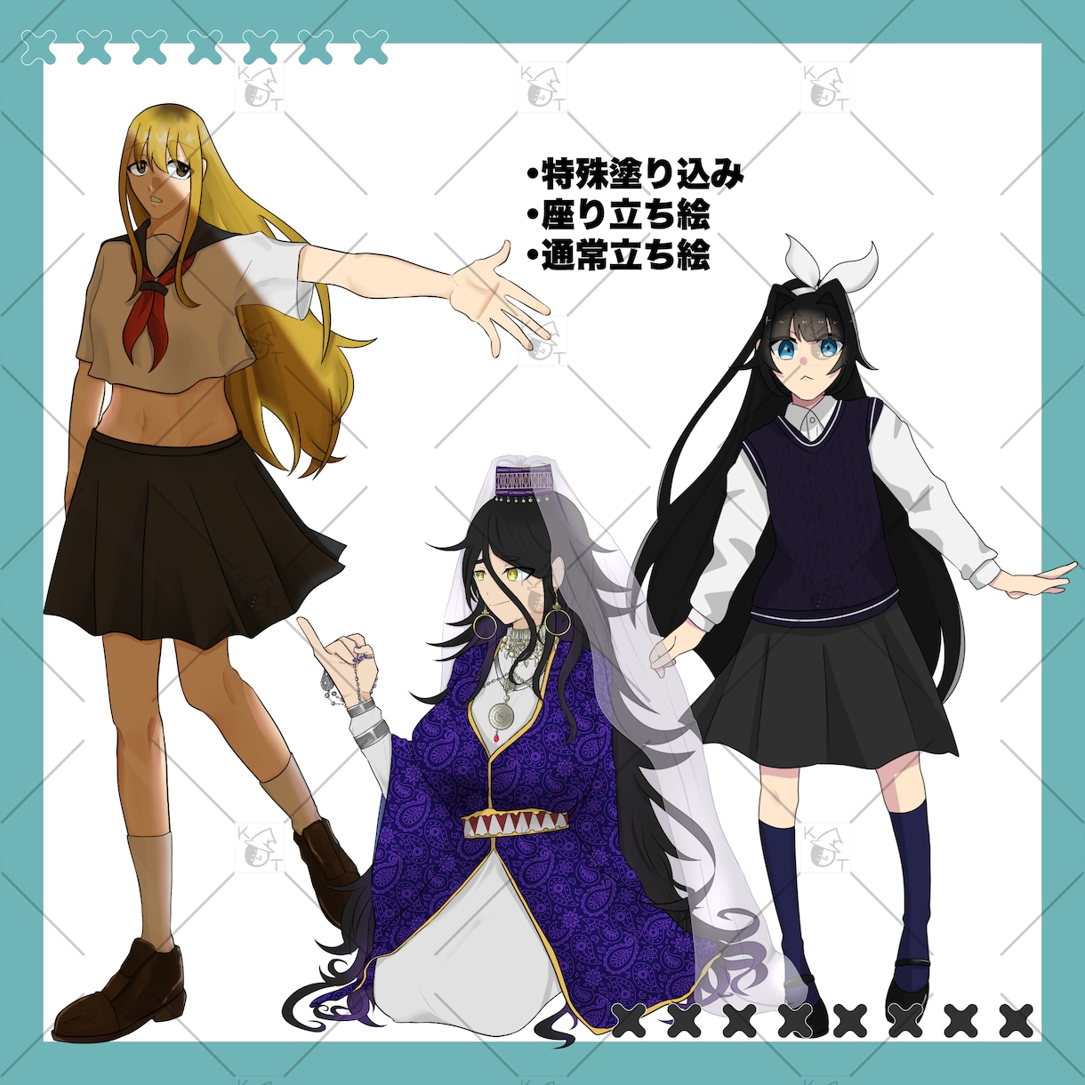 TRPG・IRIAM配信用にもご使用いただけます 一人一人の希望に沿ったキャラクターを貴方の手に イメージ5
