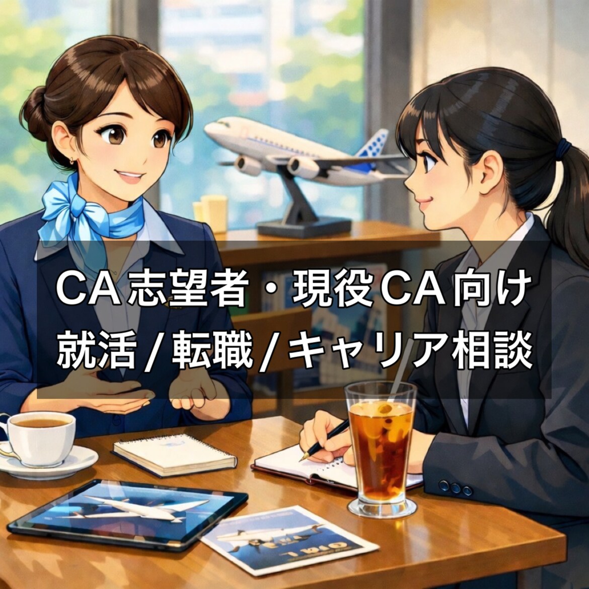1週間質問し放題！元CAが就活や転職相談に乗ります CA志望の方、現役CAさんどちらも歓迎！／チャット相談 イメージ1
