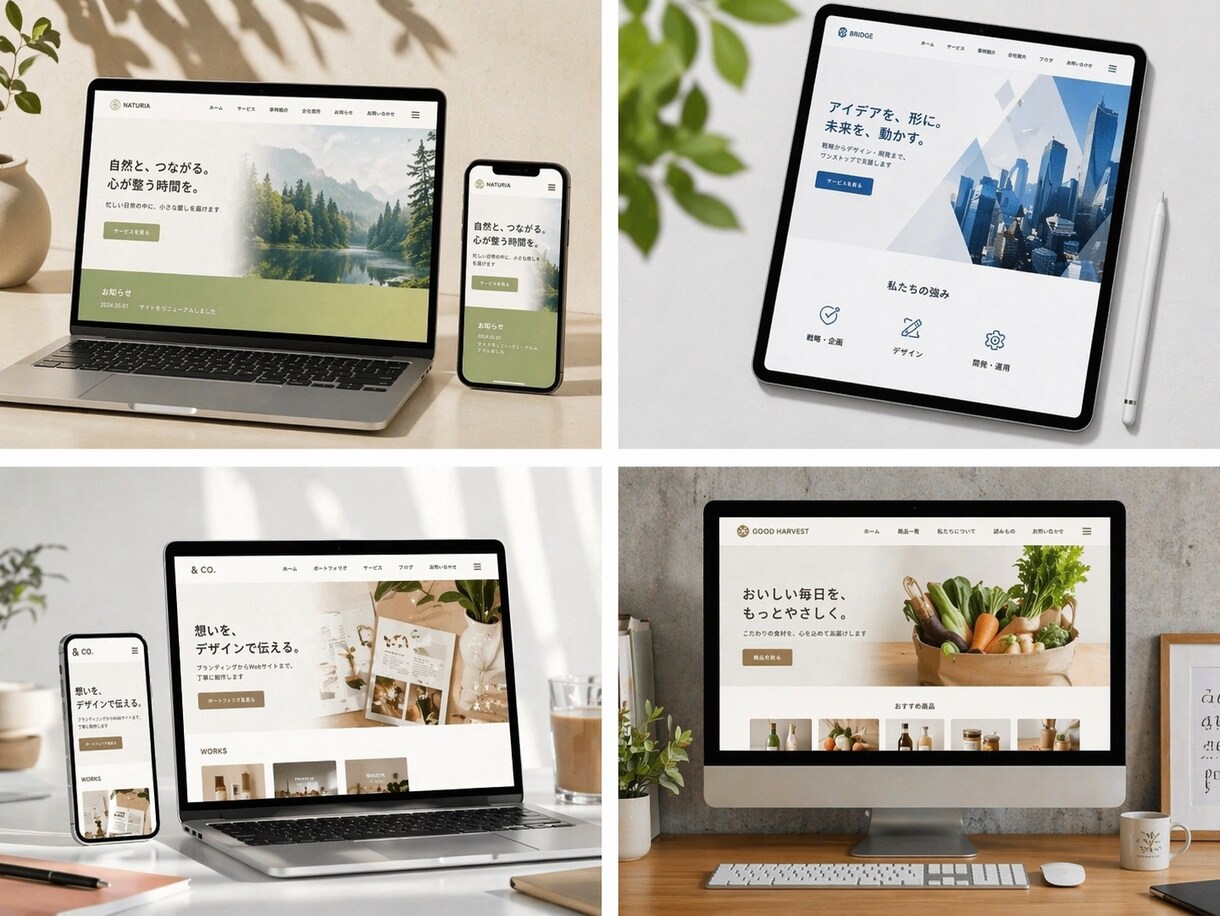 高品質なホームページを制作いたします 4月まで限定価格で高品質なHPやWebサイトを制作します。 イメージ2