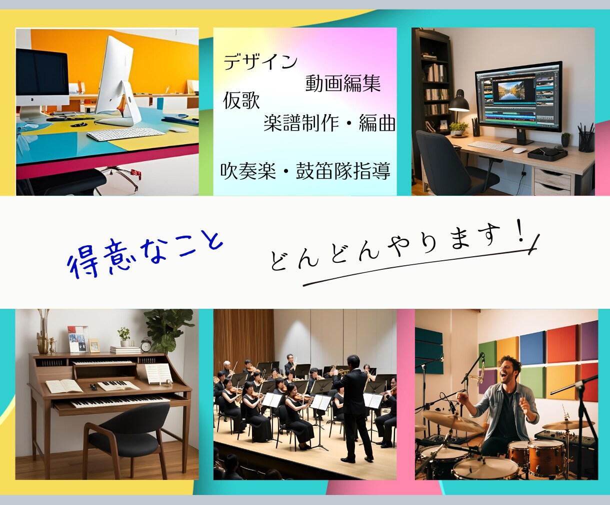 シンプル！特徴的！希望の名刺作成します あなたの個性や会社の印象向上のお手伝いをします！ イメージ1