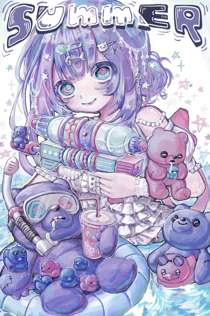 ワクワクするようなかわいいイラストを描きます 色遣いに特にこだわってます♪ご依頼に合わせて対応いたします！ イメージ6