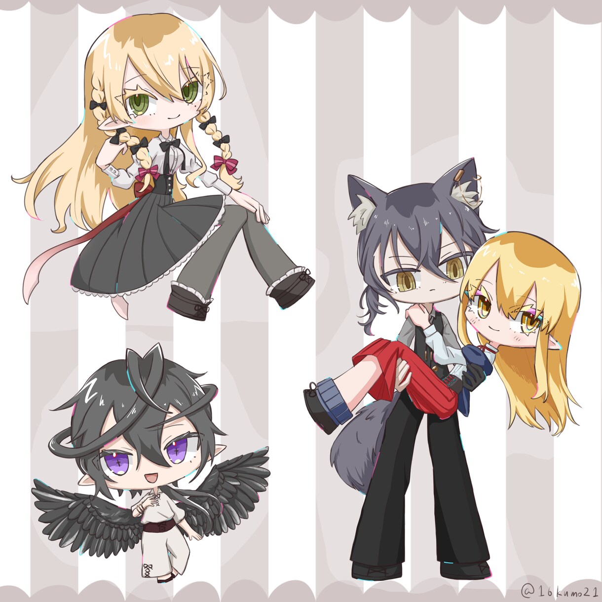 可愛いデフォルメキャラ描きます 2頭身から3頭身のデフォルメイラストです！ イメージ4