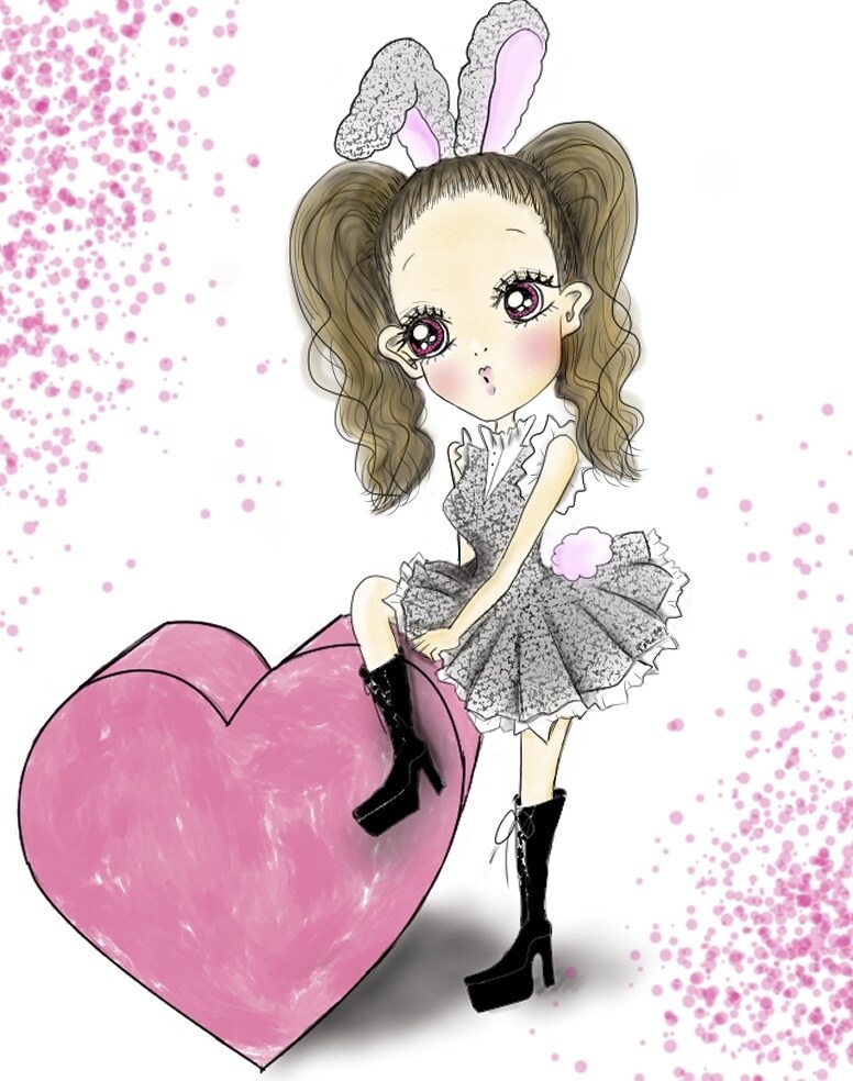 レトロ.ポップ.おしゃれな女の子イラスト描きます 使用用途自由！おしゃれな服を着た女性イラストオーダー♡ イメージ4