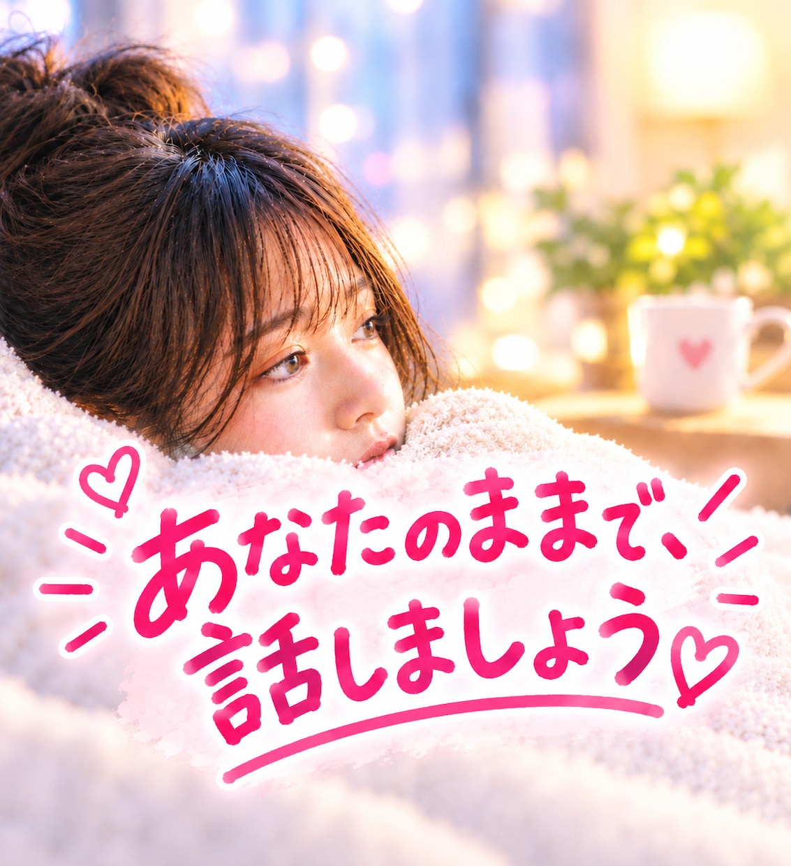 自分に自信がない。そんな気持ちをゆっくり聞きます 「私なんて・・」そう思っちゃいますよね。そのまんまを聞かせて イメージ1