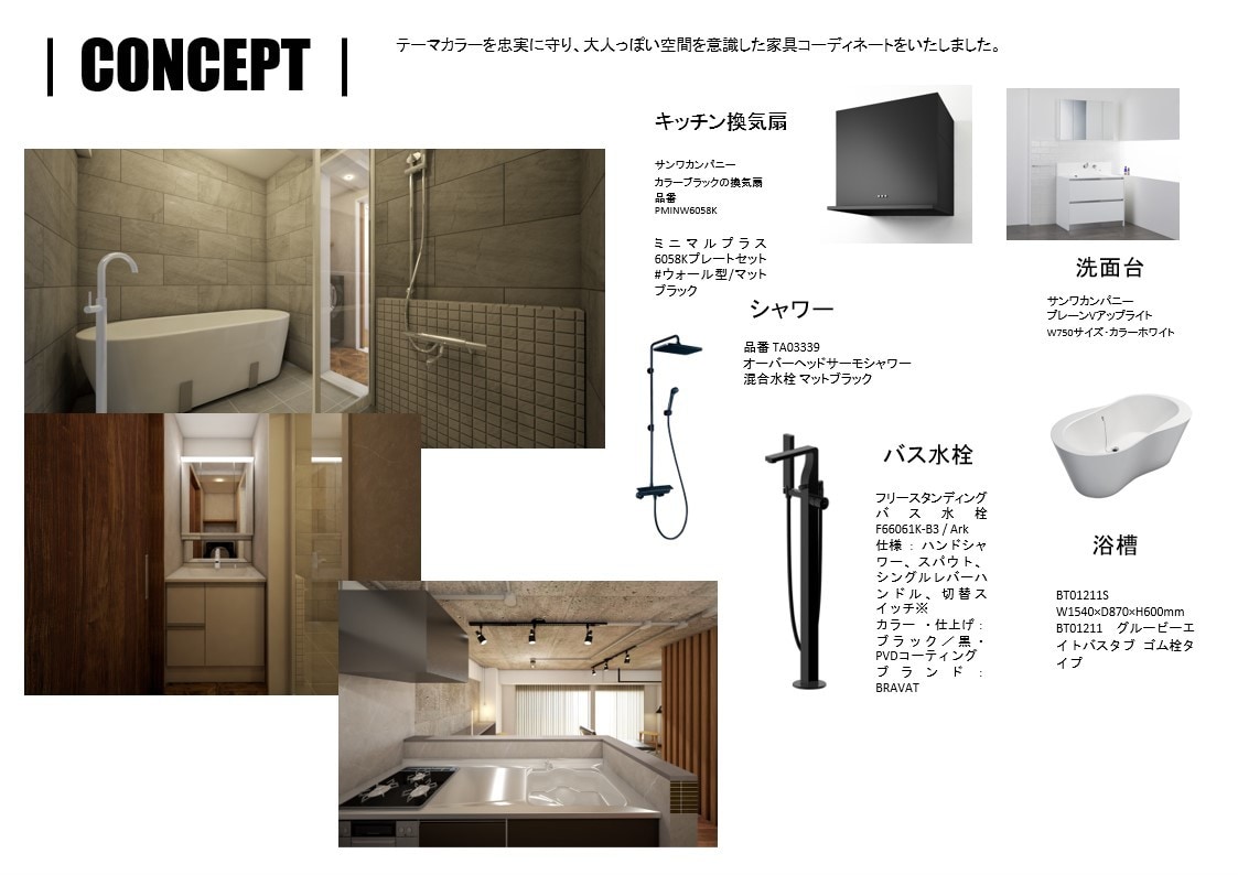 全部屋／内装３Dパース&内装材・家具選定します プロのデザイナーが仕様書まで全て作成！ イメージ5