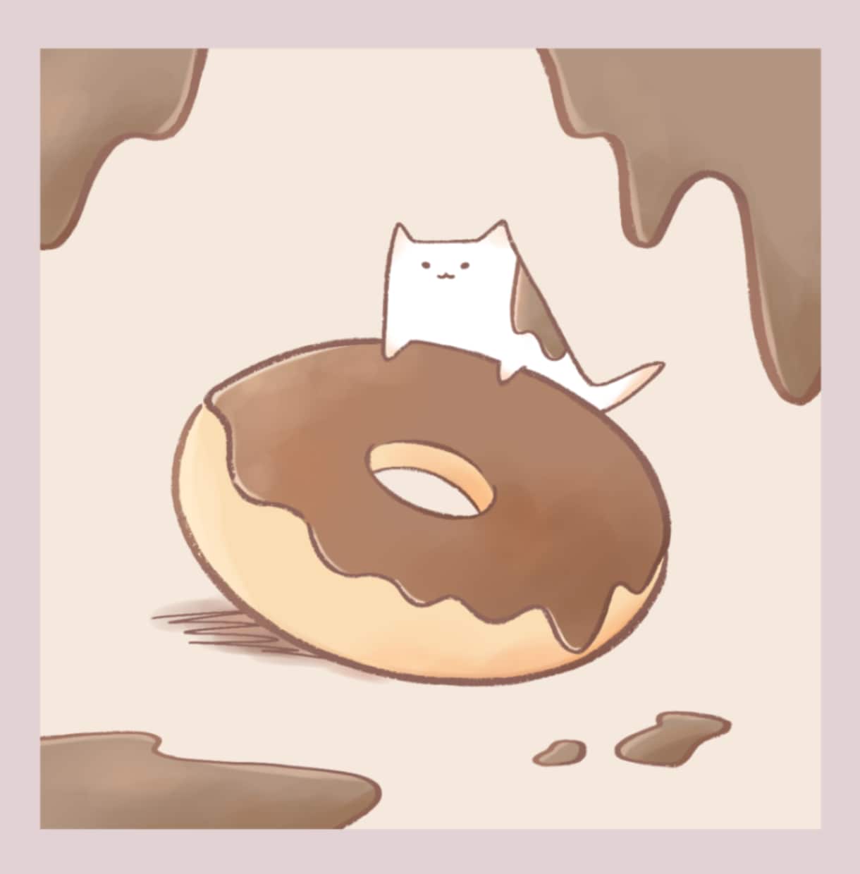 ゆるかわ食べ物イラスト描きます ちょっぴりシュールなお顔。お顔なしもOKです！ イメージ7