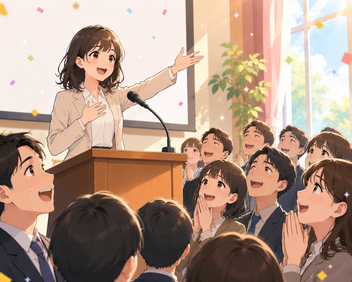 現役放送作家がスピーチ台本を作成します 結婚式、送別会、PTAの挨拶...スピーチが必要なあなたへ イメージ1