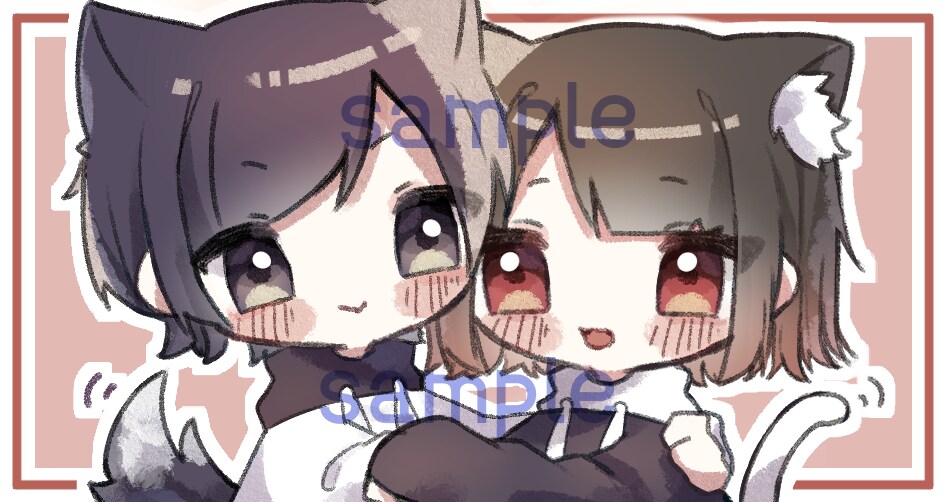ヘッダー無料付き！デフォルメアイコンお描きします SNSアイコン、配信や観賞用に！満足して貰えるまで修正◎ イメージ2