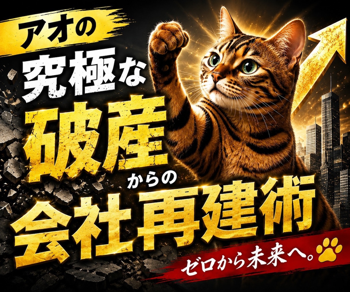 負債1.6億から復活した経営者が裏技含めて教ます 実体験だから話せる。弁護士も教えてくれない準備と判断を提供 イメージ1