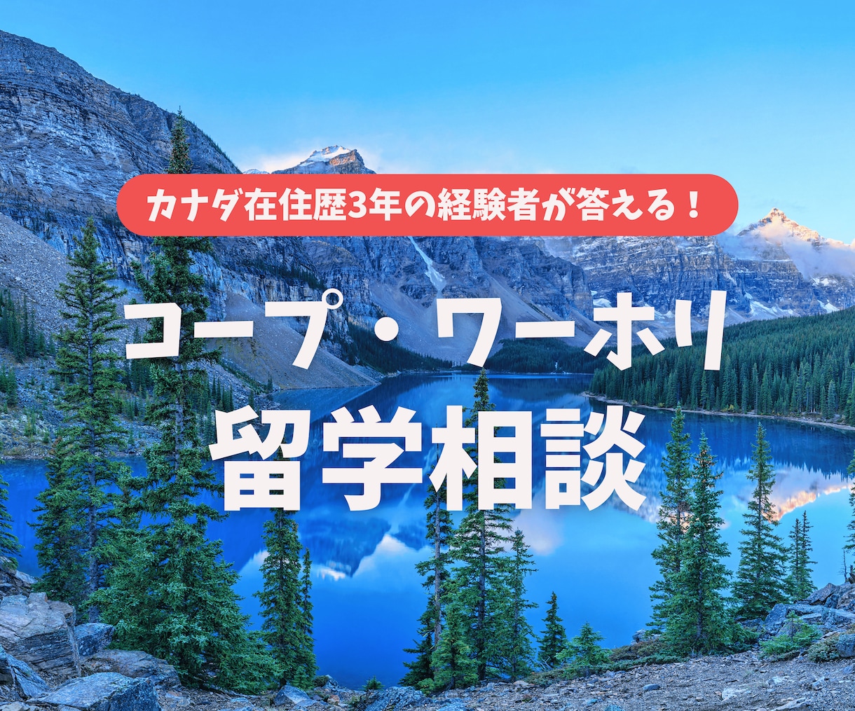 カナダのコープ留学/ワーホリのご相談に乗ります 現地での生活、語学力、仕事探しなどの不安に対するアドバイス イメージ1