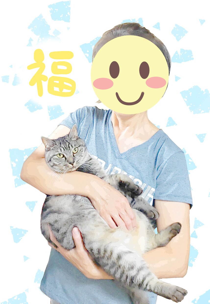 ペットのお写真を素敵なイラスト風に加工します あなたとペット(犬、猫など)の写真も可♪ハガキなどにどうぞ イメージ5