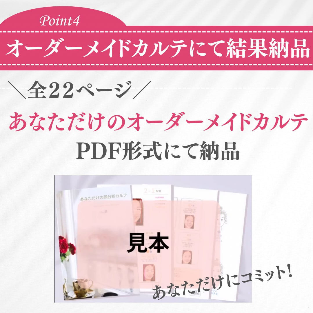 顔分析|あなたのお顔を客観的に分析します あなたの素顔の特徴と魅力をお伝えし、輝ける人生に導きます♡ イメージ5