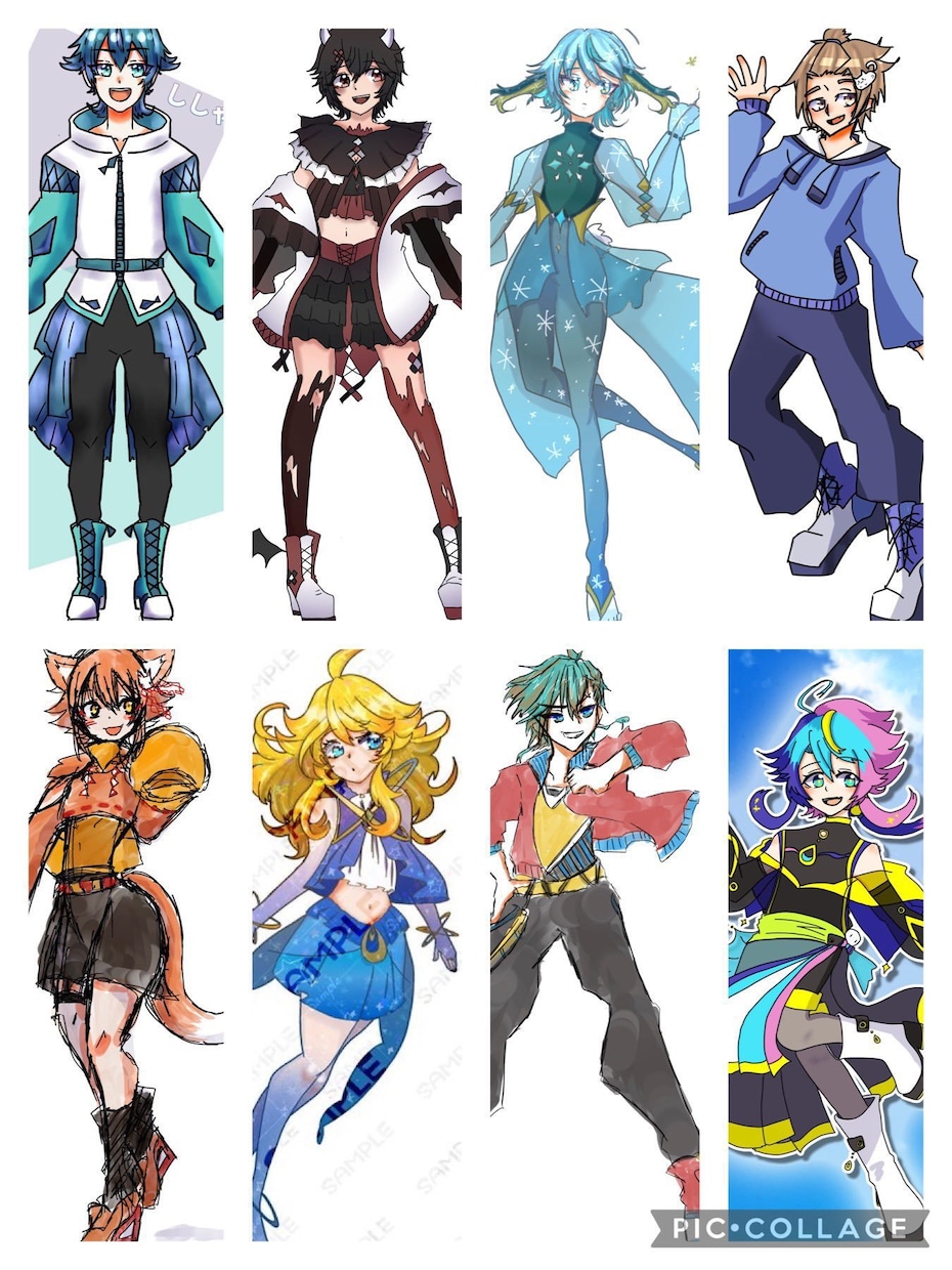 ご希望・予算に合わせて立ち絵やSDイラスト描きます 用途・点数・ご予算に応じて内容をご提案します イメージ1