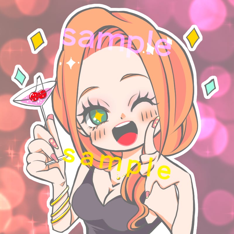 デフォルメ&ポップで可愛いアイコンイラスト描きます オリジナルキャラクターの二次創作もOK♪ イメージ5