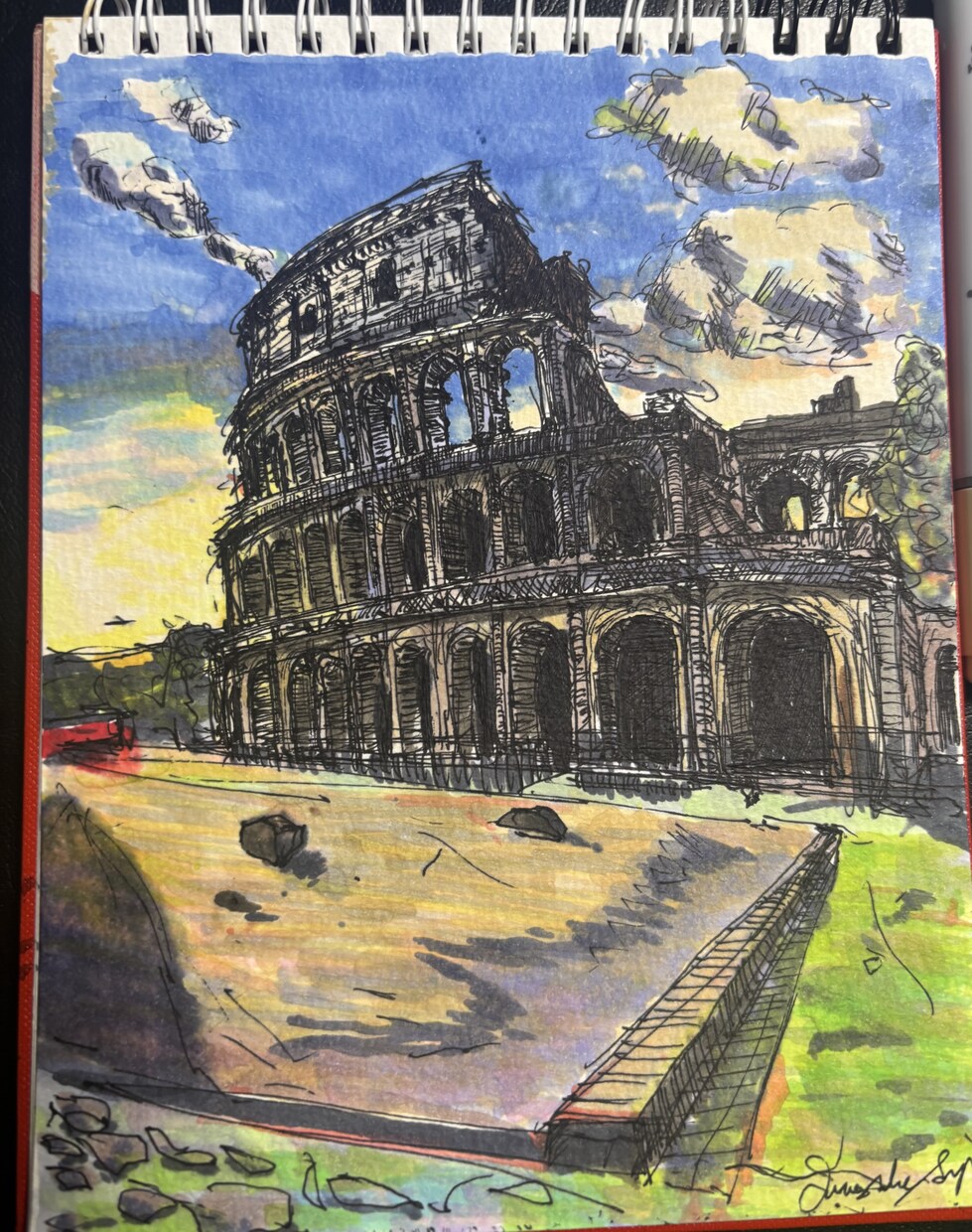 記念日や旅行の思い出として残る絵を描きます 写真を「記録」から「作品」へ。 イメージ3
