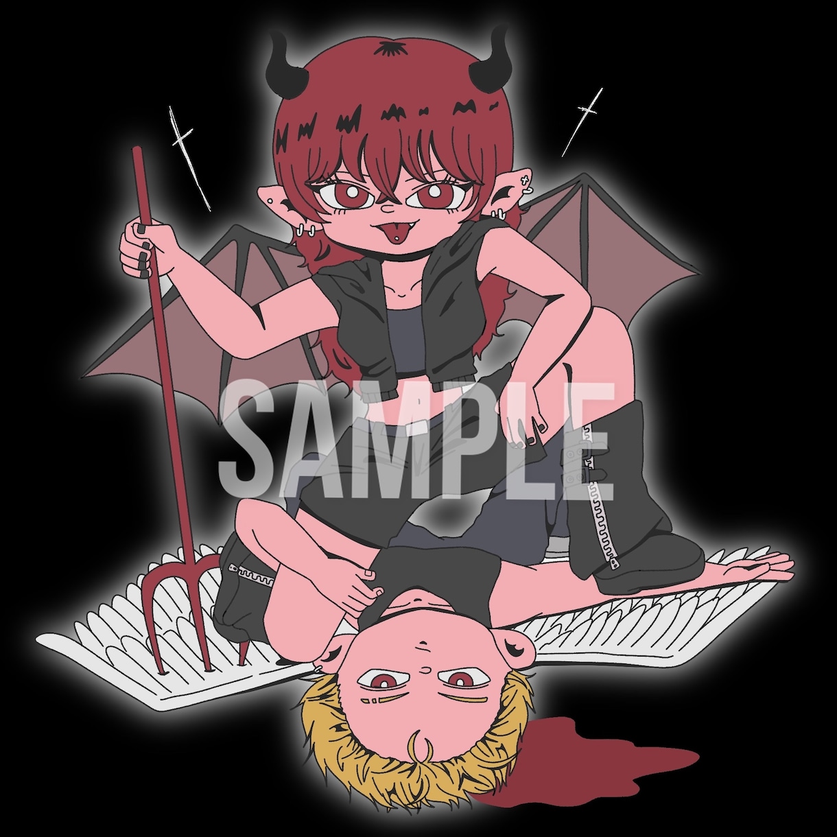 個性派キャラ／ファッション × イラスト制作します あなたの”好き”を、イラストで形にします。 イメージ1