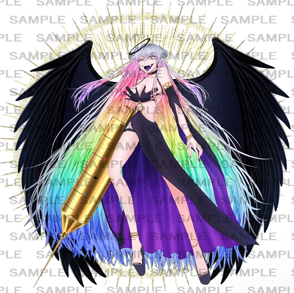 サムネ、立ち絵、夢絵等1枚絵お描きします 歌い手VTuber配信者実績あり かっこいい絵お描きします イメージ7