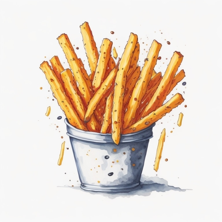 商用利用可能な食べ物の水彩画イラスト描きます 温かみのあるイラストで美味しさを届けます イメージ6