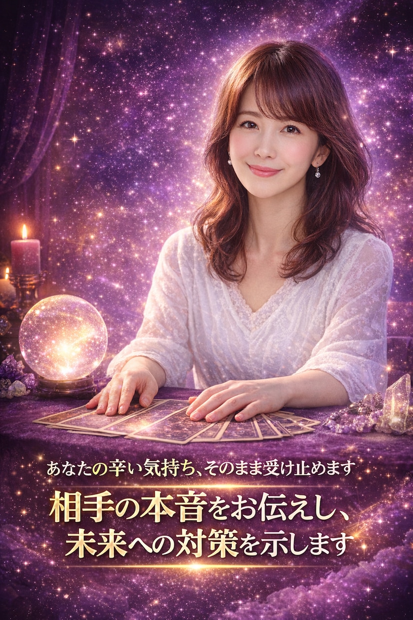 あの人の本音を霊感で言葉にして伝えます ♡恋愛・復縁・既読無視の彼の気持ちも霊視します！ イメージ2