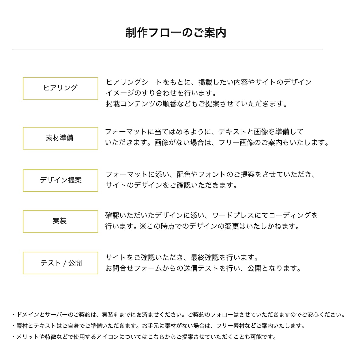 Wordpressにて1ページサイト制作いたします 起業したてで忙しい方へ。掲載文量が少なくても大丈夫！ イメージ8