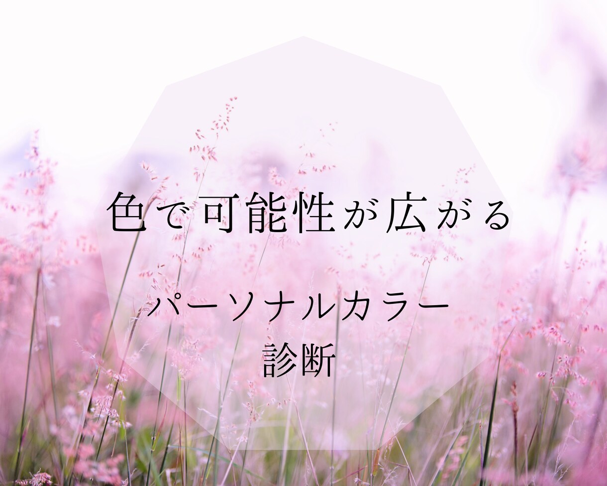 プロが対面と同様にパーソナルカラーを診断いたします ドレーピング画像をお渡しします イメージ1
