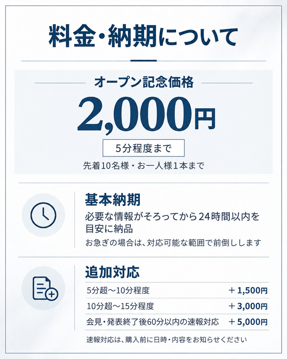 記念価格　動画台本を一次資料まで調べて作ります 短尺も長尺も。調査力と速さで使える台本に イメージ4