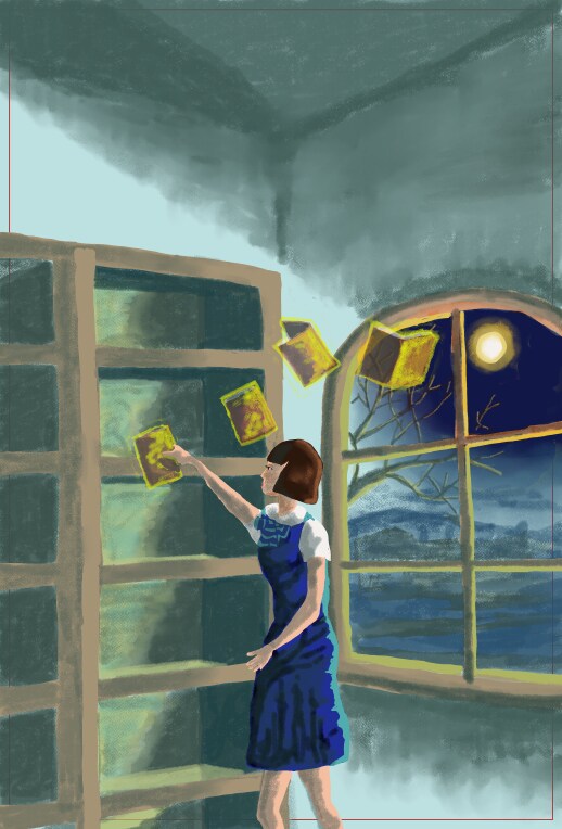 物語を感じる装画イラストを描きます 風景と人物により情感と物語性を持たせた装画をお届けします。 イメージ8