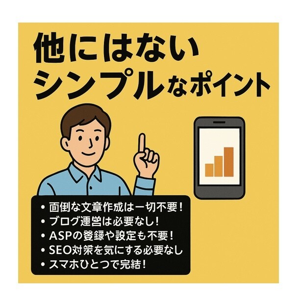 楽々！簡単放置アフィリエイトを渡します 初心者や主婦も！放置アフィリエイト！簡単副業！早く収益化！ イメージ4