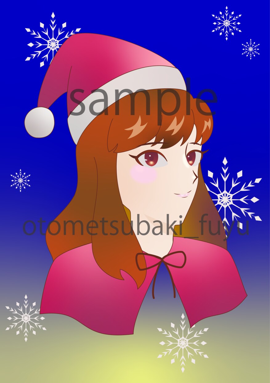 おしゃれでかわいい女性のSNS用アイコンを作ります SNSなどで使える似顔絵(アイコン)を描きます。 イメージ5