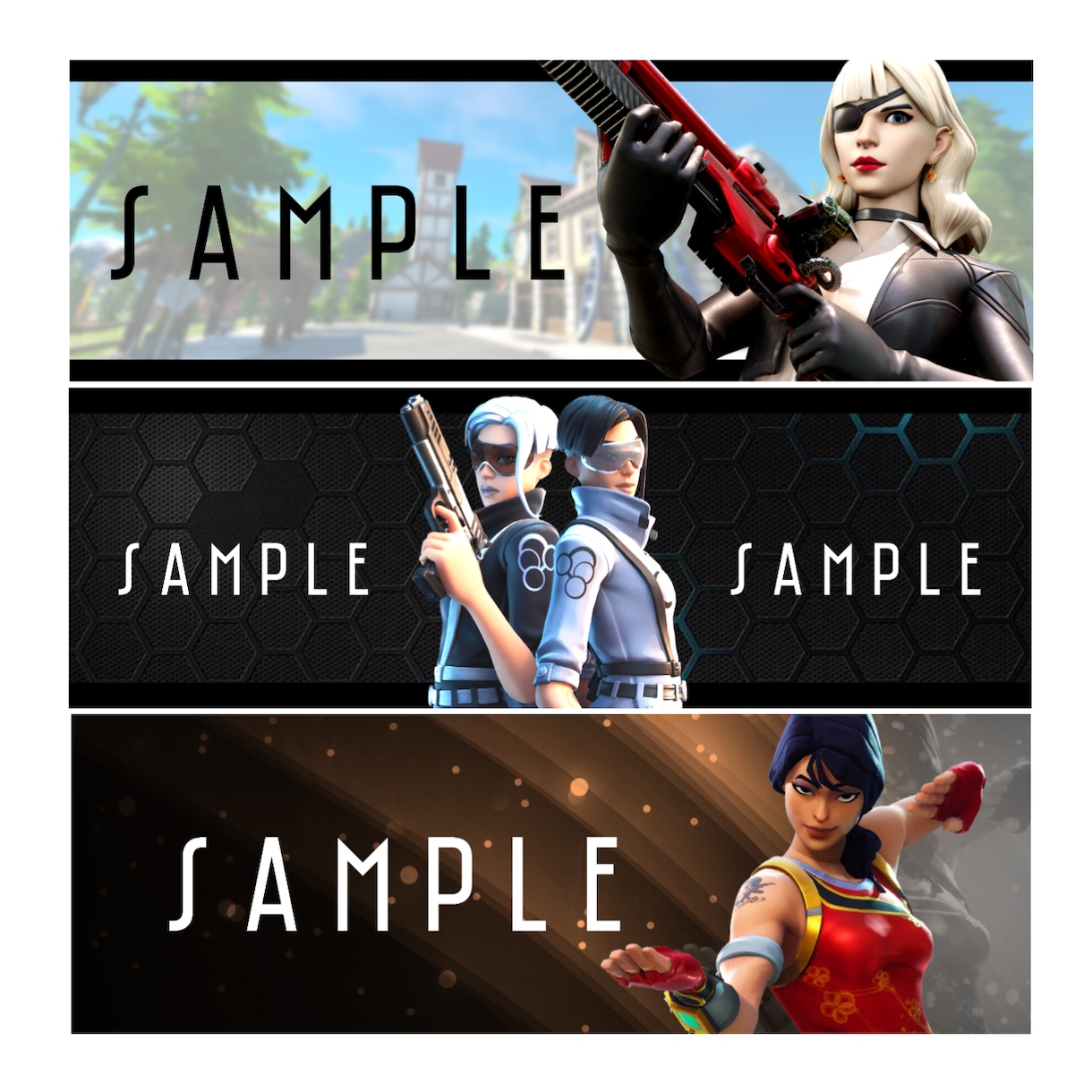 大人気！FORTNITEヘッダーアイコン制作します 安く早く！お客様のご希望に添って制作させていただきます。 イメージ3