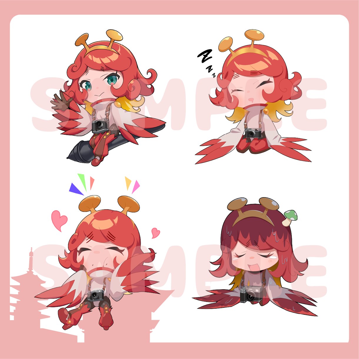 かわいいSD・ミニキャラのイラストを描きます SNSや商用利用可能のSD・ミニキャラのイラストを描きます イメージ3