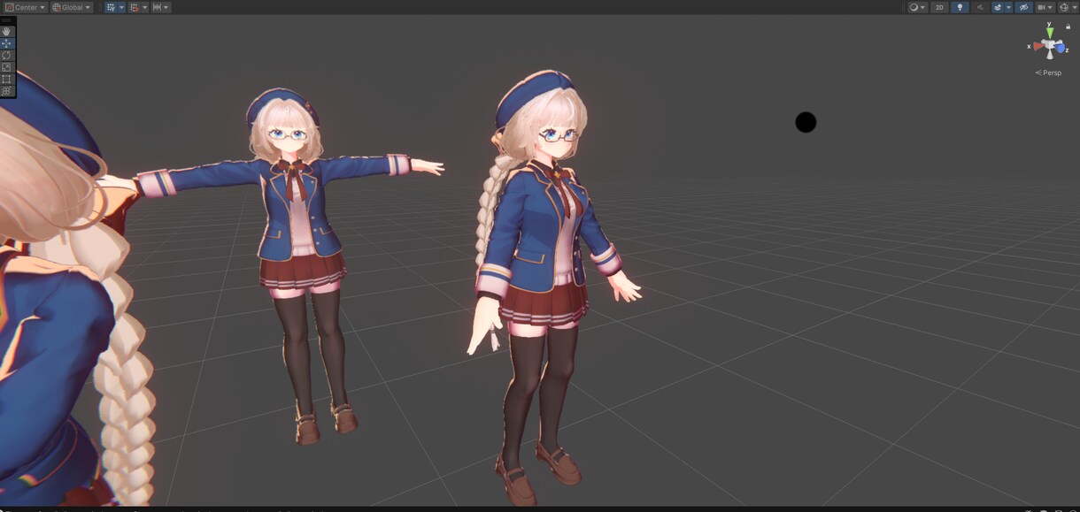 VTUBER用フルスクラッチ3Dモデルします 数年間ゲーム業界のモデラーとして働きましたー(˶• ֊•˶) イメージ4