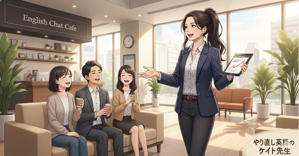 40代からのやり直し英語を全力でサポートします 英語講師歴20年のケイト先生があなたに寄り添います イメージ1