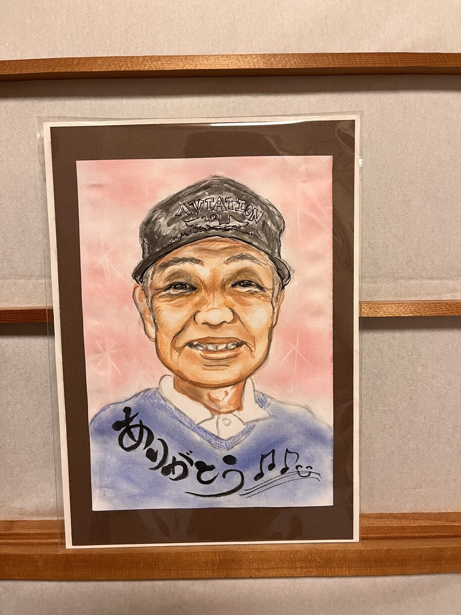 優しい遺影似顔絵を心を込めて似顔絵描きます みていると癒される、いつも応援してくれるパワー似顔絵 イメージ4