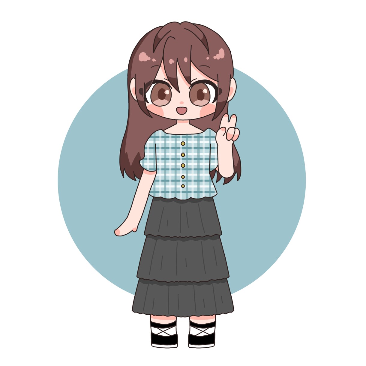 ポップで可愛いデフォルメアイコン描きます むちっとしたフォルムが可愛いデフォルメイラストです。 イメージ5