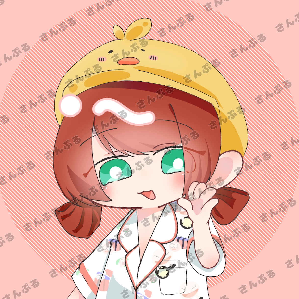 限定2名様‼️ミニキャラアイコン制作します 可愛くておめめがきゅるるんです✨ イメージ1