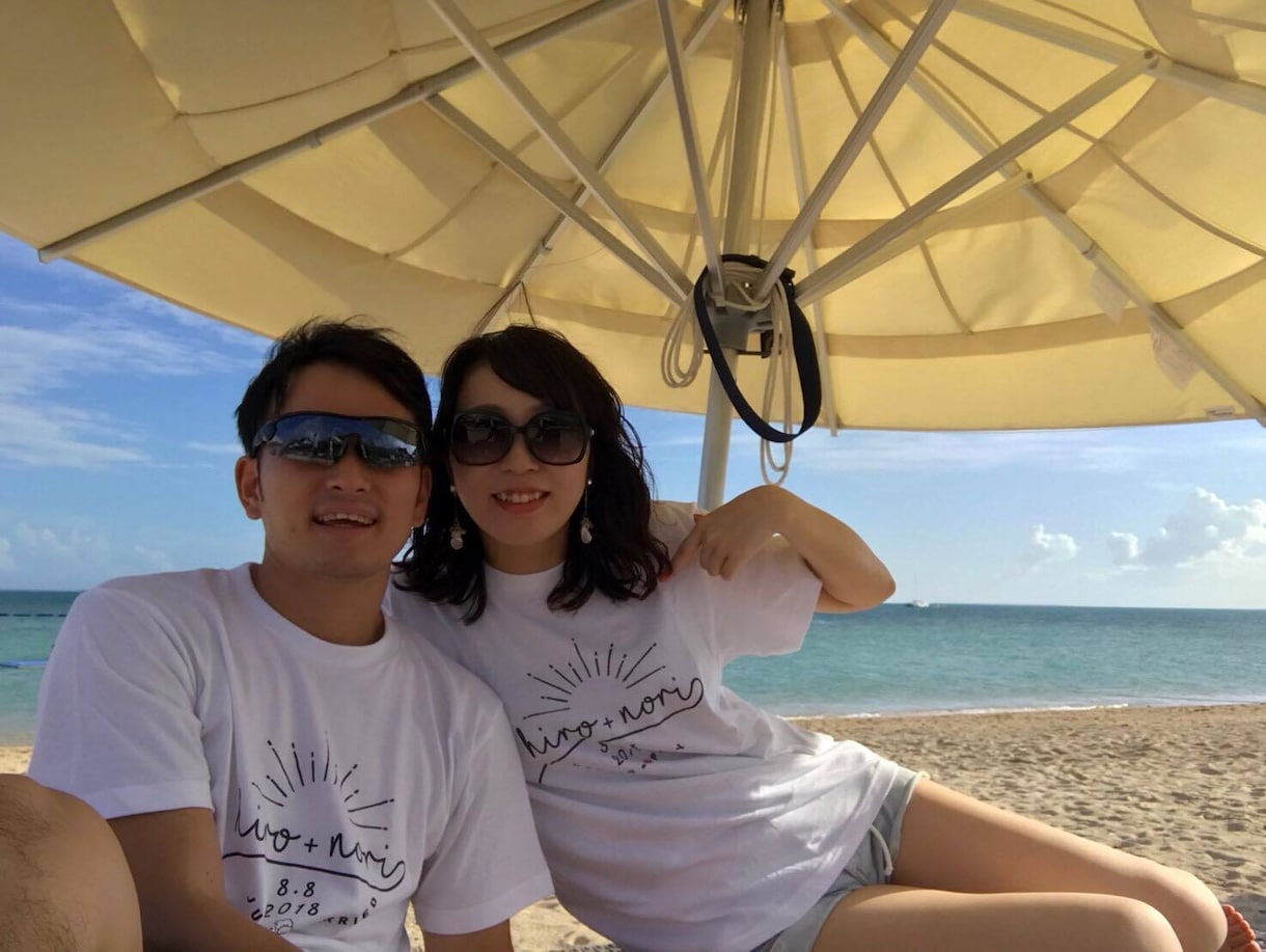 日韓カップルの記念Tシャツ、結婚招待状を作れます 国際結婚したデザイナーが、オリジナルデザインでサポート イメージ3