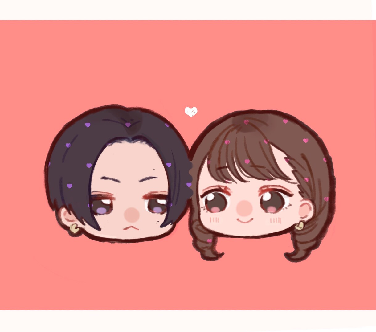 アイコン・カップル絵・夢絵・歌みた絵等 描きます ♡あなたの好きをかわいくかっこよく描かせてください！♡ イメージ2