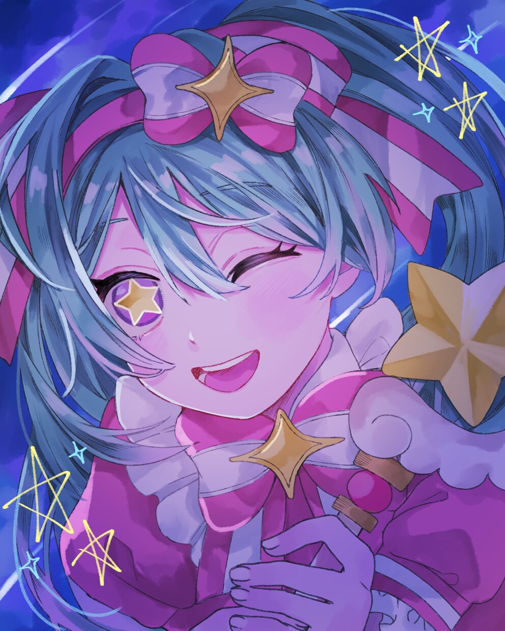 アイコン.歌ってみた.グッズ.一枚絵など描きます 透明感のある雰囲気が得意です！商用利用◎ イメージ8