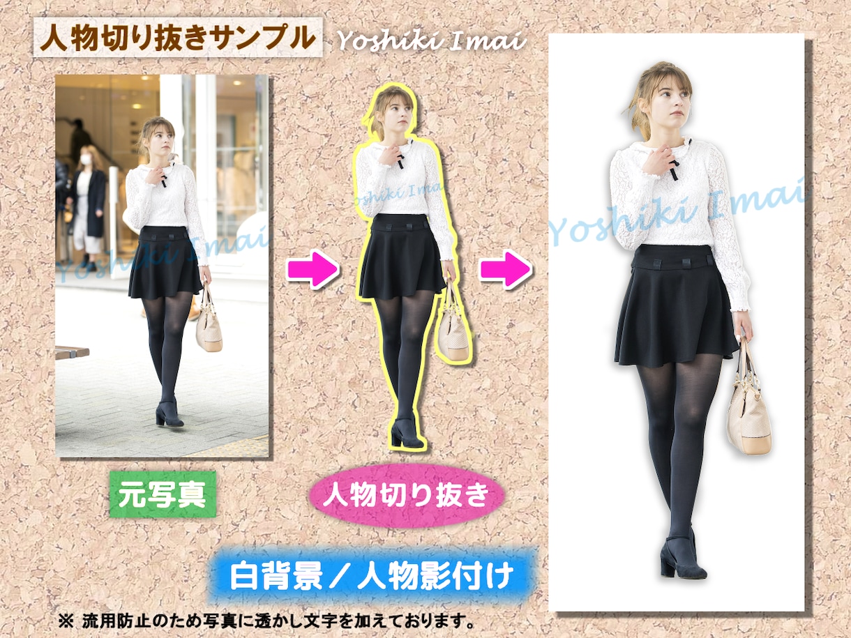 写真、画像の背景をきれいに、丁寧に切り抜きます ◎広告に◎ネットショップに◎動画素材に◎コラージュ素材に イメージ2