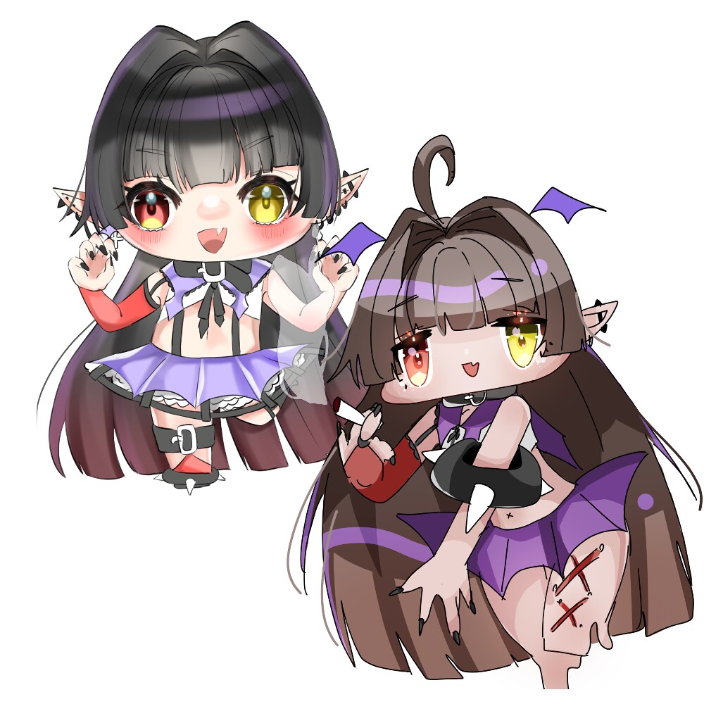 かわいい！V用・アイコン用のSDキャラ描きます 可愛い系のイラストを得意としています！ イメージ4