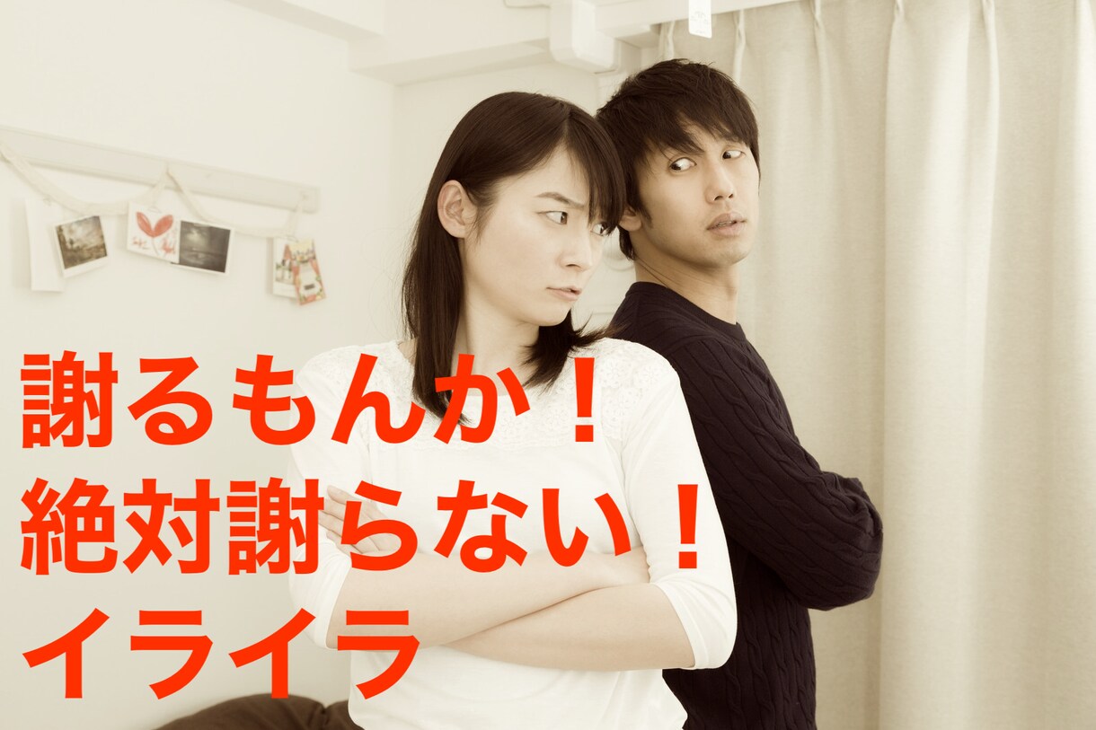 夫婦喧嘩、恋人同士の喧嘩の解決お手伝いします 喧嘩の悩みを友人にしても、相手にされませんよね！ イメージ1