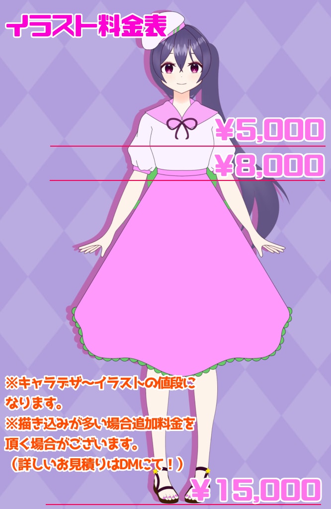 ふわふわかわいい！Vtuberモデルの制作致します ✨Vtuberになりたい方へ！キャラデザから対応可能！✨ イメージ2