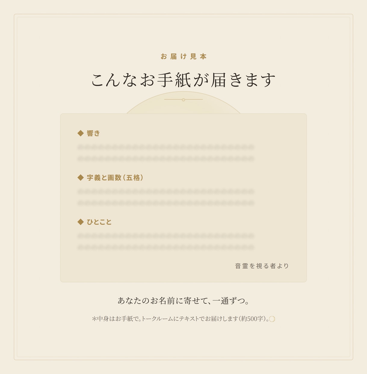 決めた赤ちゃんの名前を姓名判断で診断します 赤ちゃんの名づけ 画数と響きで姓名判断します イメージ3
