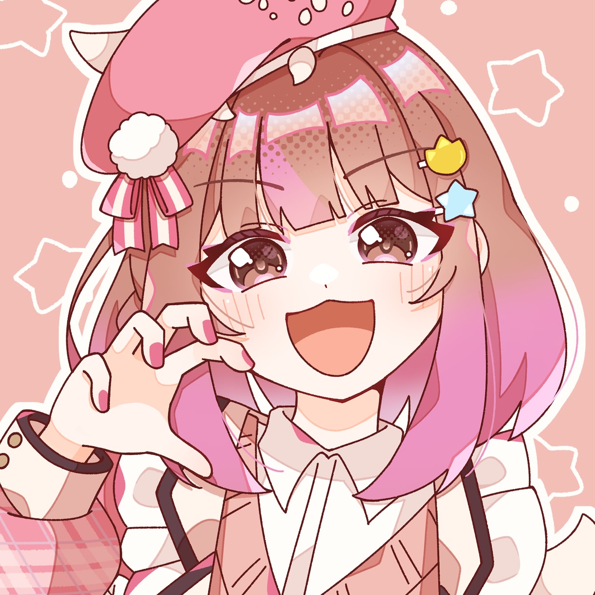 SNS用アイコン制作致します 可愛いアイコンイラスト描きます☆ イメージ1