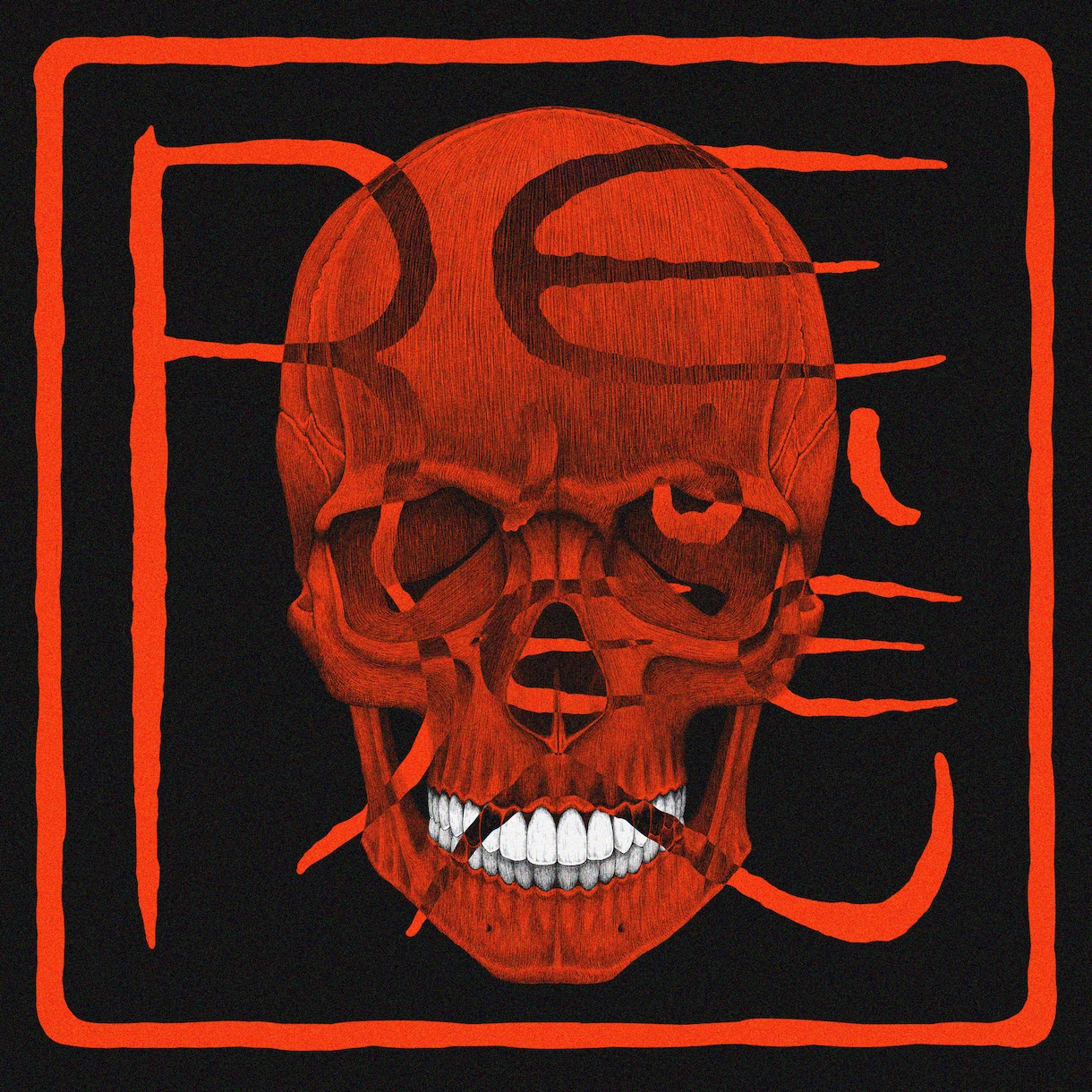 ロゴ付きのかっこいい髑髏のイラスト作成いたします ロゴ付きの髑髏で個性を出そうぜ イメージ1