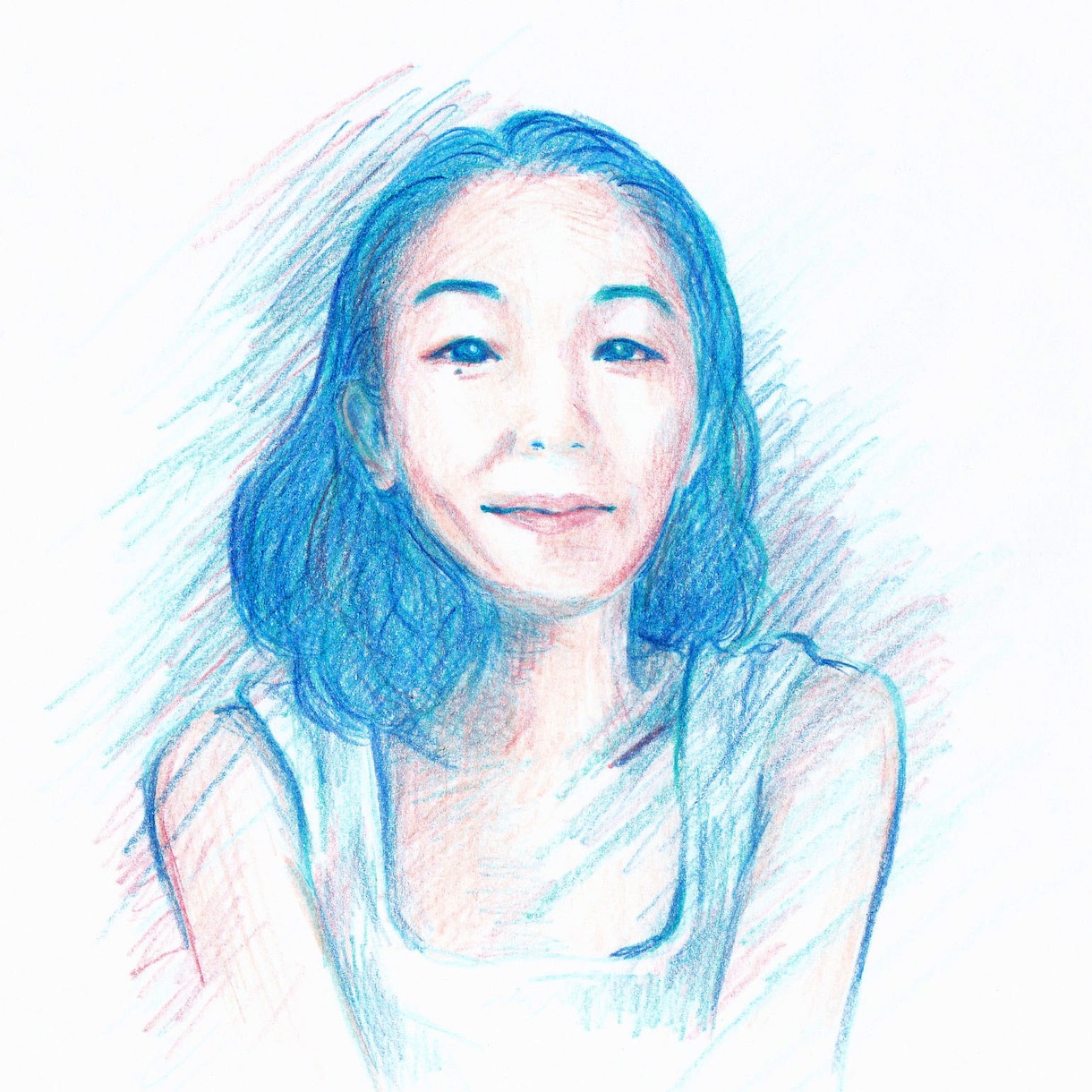 色鉛筆・手描きで似顔絵描きます あたたかみのある絵をお望みの方へ イメージ4