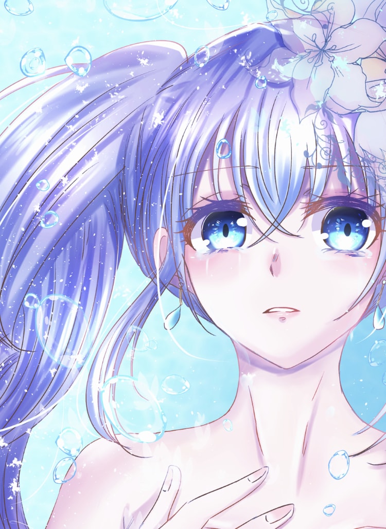 ツヤのある瞳と髪が目を引く女の子アイコン描きます 得意分野の塗りに力を入れたSNS映えするアイコン描きます！ イメージ2